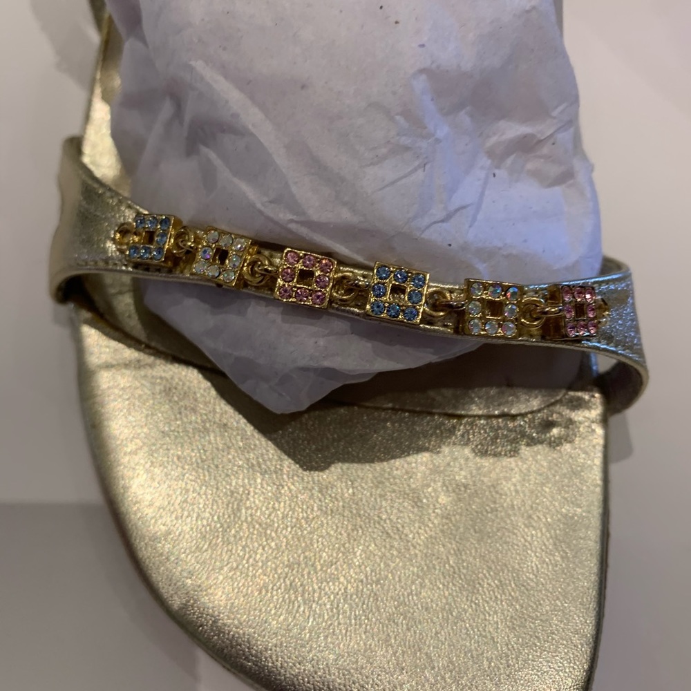 Stuart Weitzman crystal sandals-9 1/2 - Picture 8 of 13